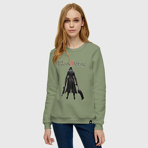 Женский свитшот Bloodborne / Авокадо – фото 3