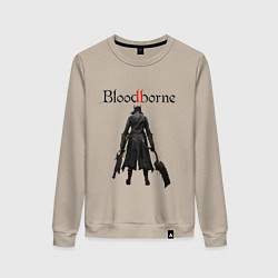 Свитшот хлопковый женский Bloodborne, цвет: миндальный