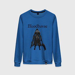 Свитшот хлопковый женский Bloodborne, цвет: синий