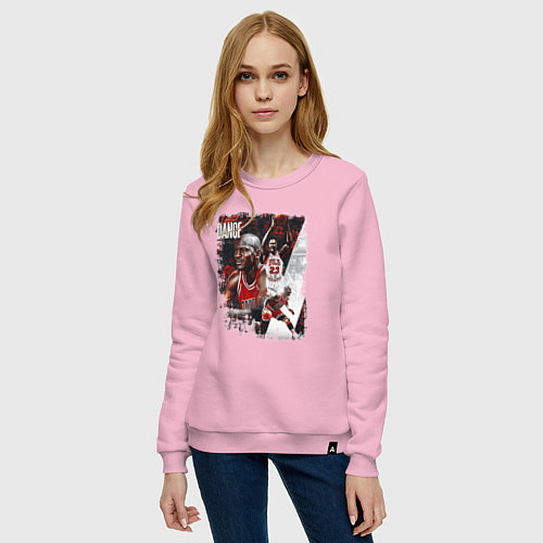Женский свитшот ПОСЛЕДНИЙ ТАНЕЦ / Светло-розовый – фото 3