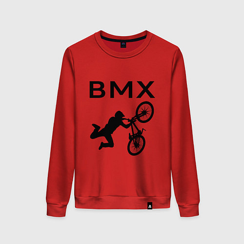 Женский свитшот Велоспорт BMX Z / Красный – фото 1