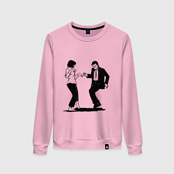 Свитшот хлопковый женский Грязные танцы Z, цвет: светло-розовый