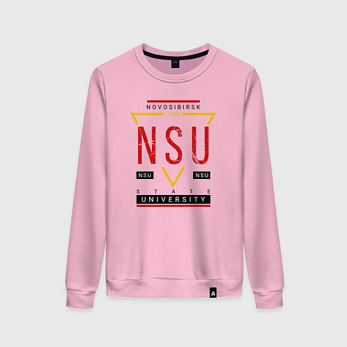 Женский свитшот NSU / Светло-розовый – фото 1