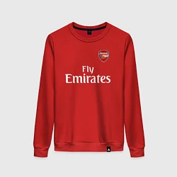 Свитшот хлопковый женский ARSENAL, цвет: красный