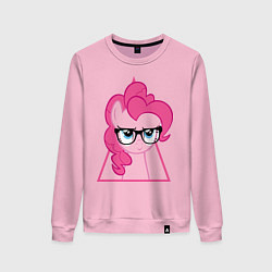 Свитшот хлопковый женский Pinky Pie hipster, цвет: светло-розовый