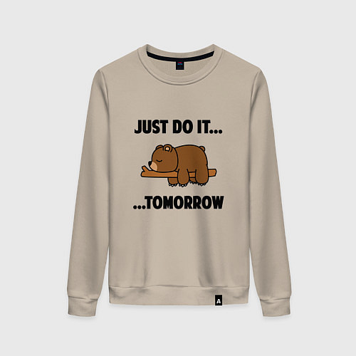 Женский свитшот Мишка / Миндальный – фото 1