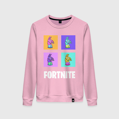 Женский свитшот Фортнайт поп-ап / Светло-розовый – фото 1