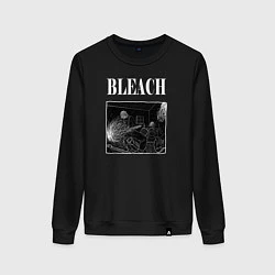 Свитшот хлопковый женский Nirvana рисунок для Альбома Bleach, цвет: черный