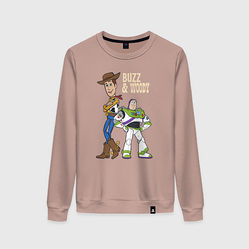 Женский свитшот Buzz&Woody / Пыльно-розовый – фото 1