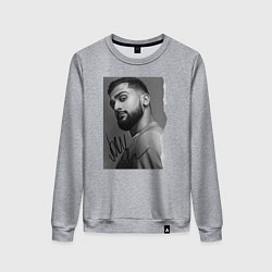 Свитшот хлопковый женский Jony, цвет: меланж