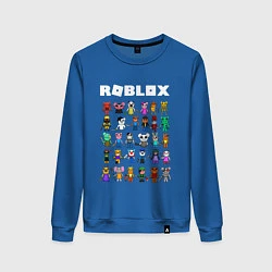 Свитшот хлопковый женский ROBLOX PIGGY, цвет: синий