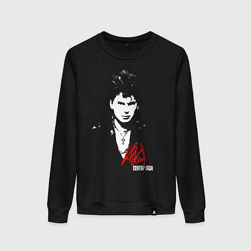 Женский свитшот Клинских - Сектор Газа / Черный – фото 1