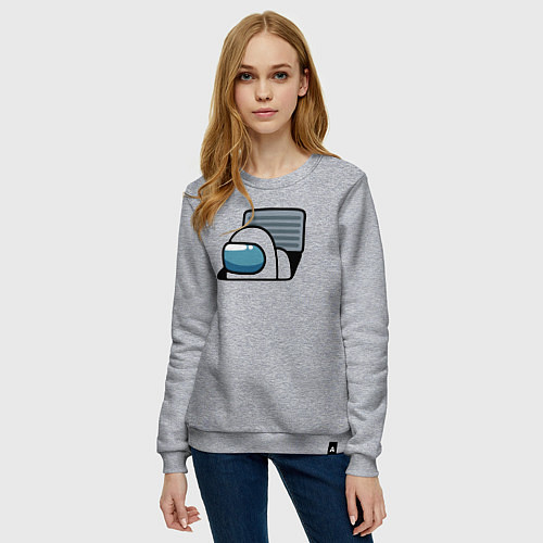 Женский свитшот AMONG US / Меланж – фото 3