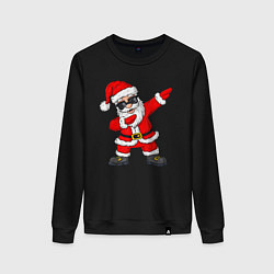 Свитшот хлопковый женский Dabing Santa, цвет: черный