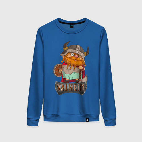 Женский свитшот Valheim / Синий – фото 1