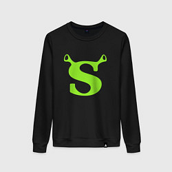 Женский свитшот Shrek: Logo S