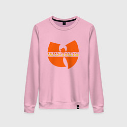 Свитшот хлопковый женский Wu-Tang Orange, цвет: светло-розовый