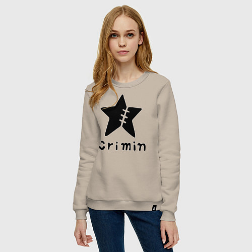 Женский свитшот Crimin бренд One Piece / Миндальный – фото 3