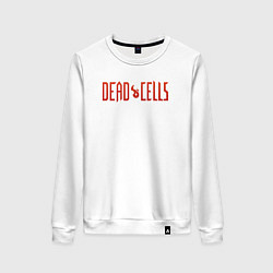 Женский свитшот Dead cells logo text