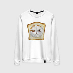 Женский свитшот Bread Cat