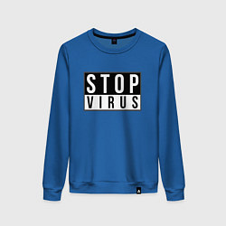 Женский свитшот Stop Virus