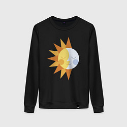 Женский свитшот Sun and Moon