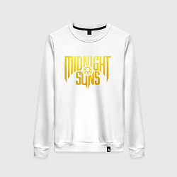 Свитшот хлопковый женский Midnight Suns, цвет: белый