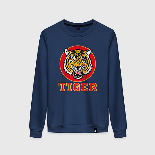 Женский свитшот Tiger Japan / Тёмно-синий – фото 1