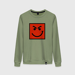 Женский свитшот BON JOVI HAVE A NICE DAY SMILE LOGO