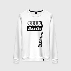 Свитшот хлопковый женский АудиAudi, цвет: белый