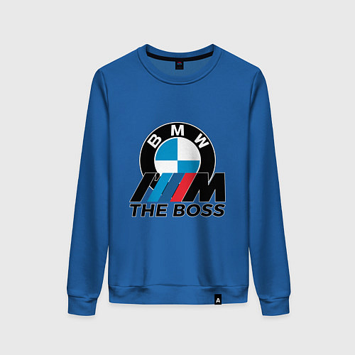 Женский свитшот BMW BOSS / Синий – фото 1