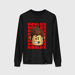 Женский свитшот ROBLOX RED LOGO LEGO FACE