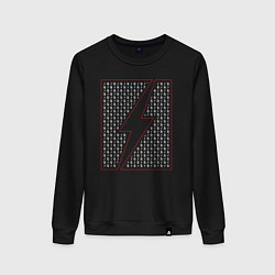 Свитшот хлопковый женский SHLSHK Lightning Collection, цвет: черный