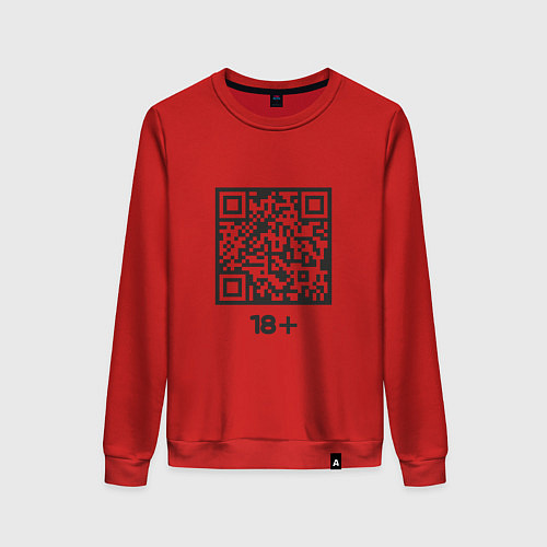 Женский свитшот QR 18 / Красный – фото 1