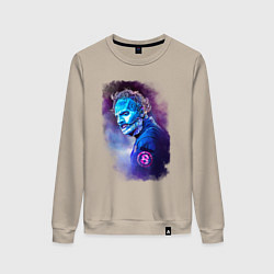 Свитшот хлопковый женский Slipknot - The Gray Chapter - Taylor, цвет: миндальный