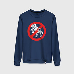 Женский свитшот Анти Пивозавр