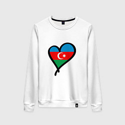 Женский свитшот Azerbaijan Heart