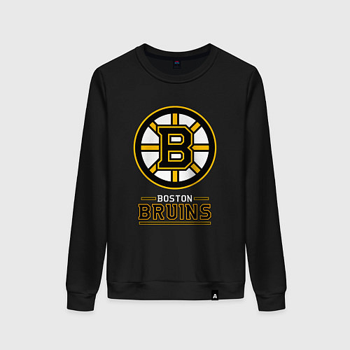 Женский свитшот Boston Bruins , Бостон Брюинз / Черный – фото 1