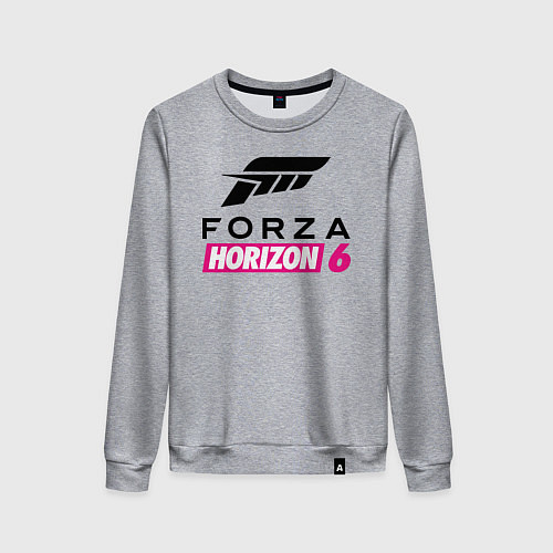 Женский свитшот Forza Horizon 6 logo / Меланж – фото 1