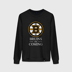 Женский свитшот Boston are coming, Бостон Брюинз, Boston Bruins