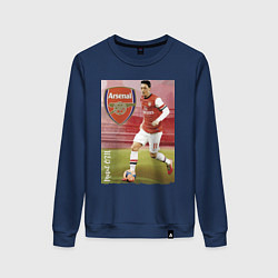 Свитшот хлопковый женский Arsenal, Mesut Ozil, цвет: тёмно-синий
