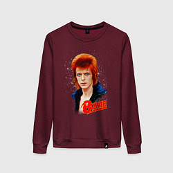 Женский свитшот David Bowie Blue Jacket