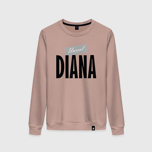 Женский свитшот Unreal Diana / Пыльно-розовый – фото 1