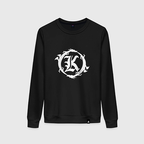 Женский свитшот Кукрыниксы логотип / Черный – фото 1