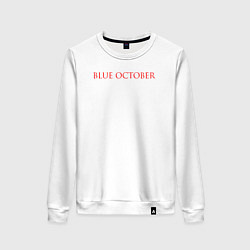 Женский свитшот Blue october,