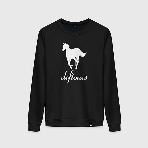 Женский свитшот Deftones лошадь / Черный – фото 1