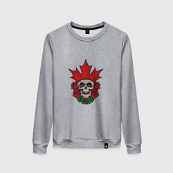 Женский свитшот Canada Skull