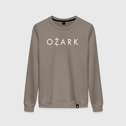 Женский свитшот Ozark white logo
