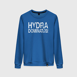 Свитшот хлопковый женский Ваха - Гидра Доминатус! Альфа-Легион, цвет: синий