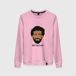 Свитшот хлопковый женский Mo Salah Liverpool, цвет: светло-розовый
